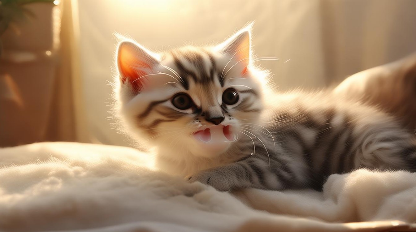 猫咪吃奶糕拉稀