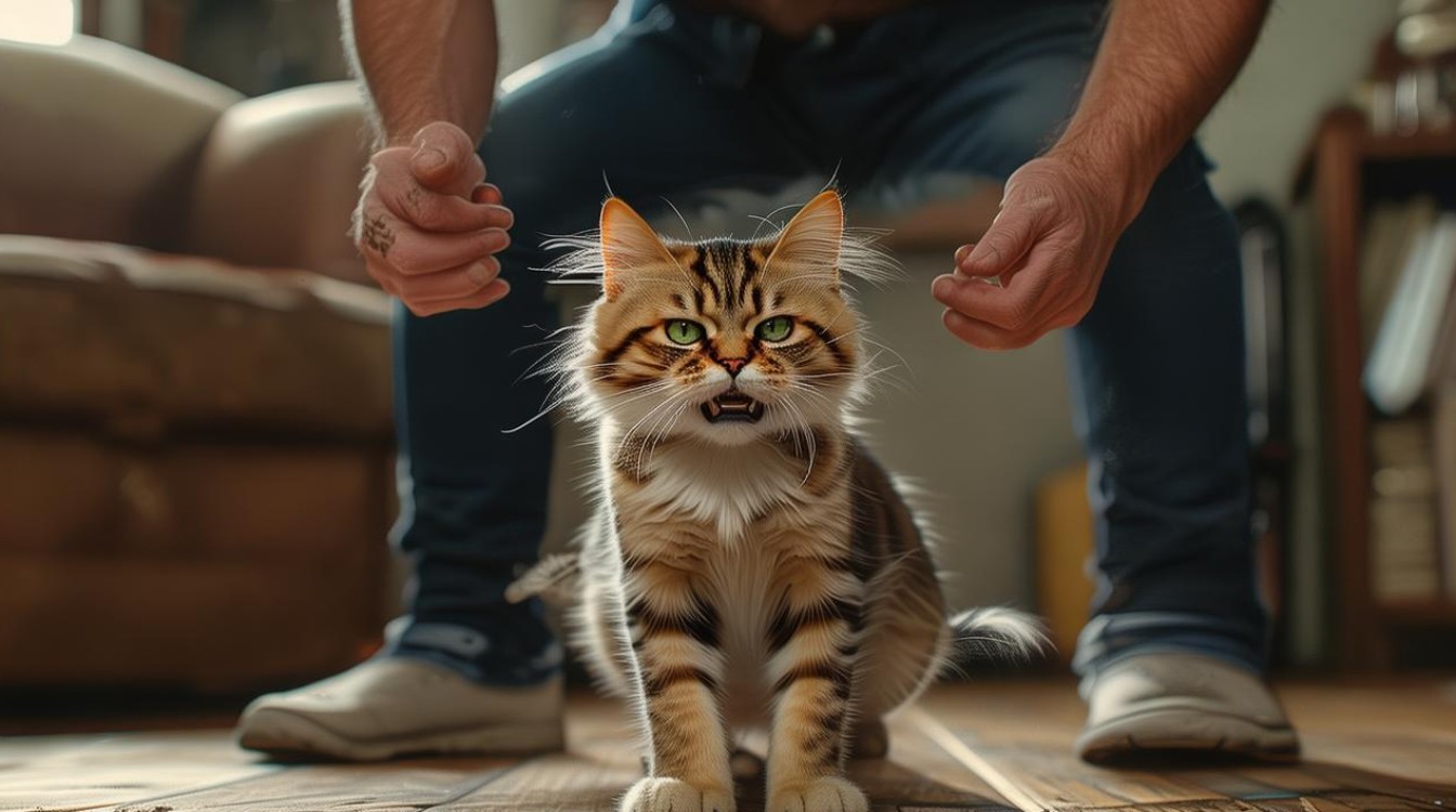 打了猫咪不理人