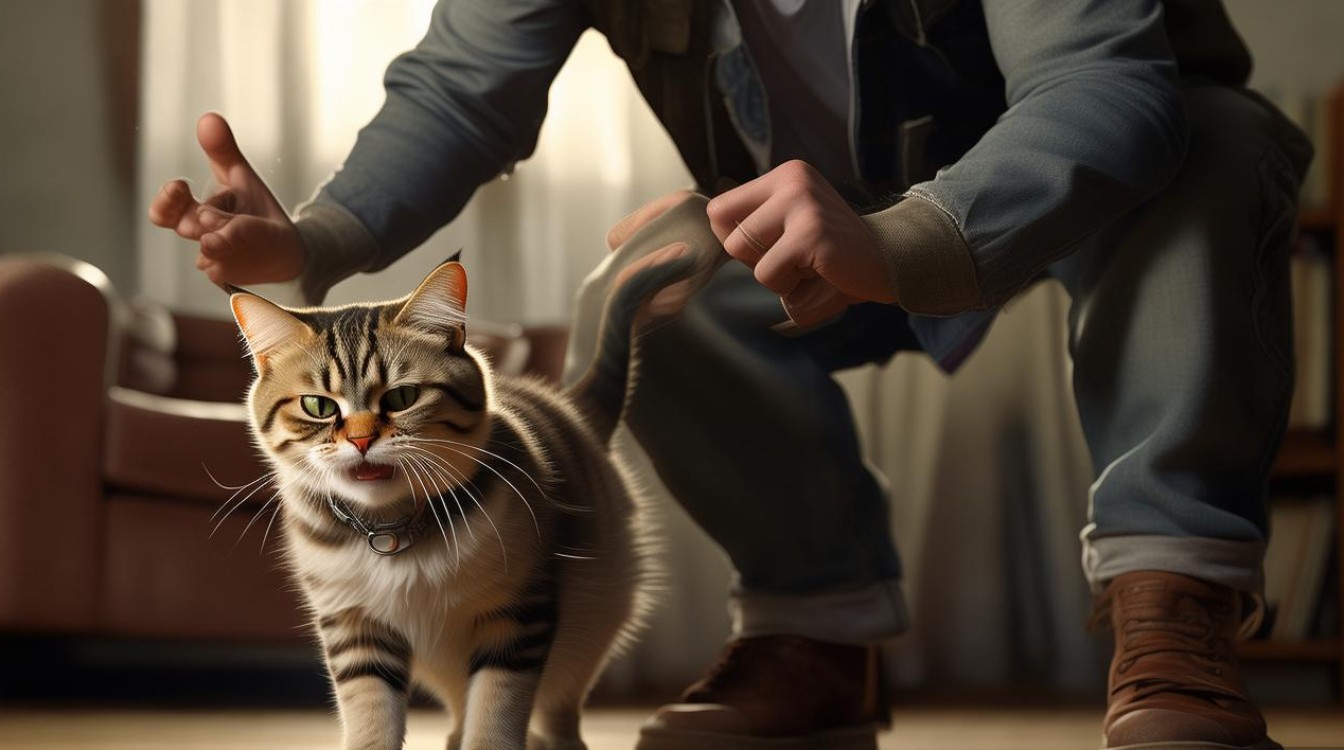 打了猫咪不理人