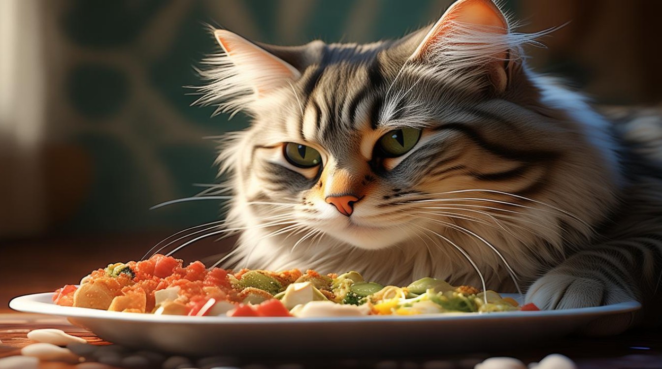 猫咪吃东西不长