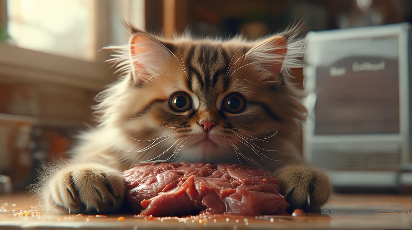 猫咪误食生猪心