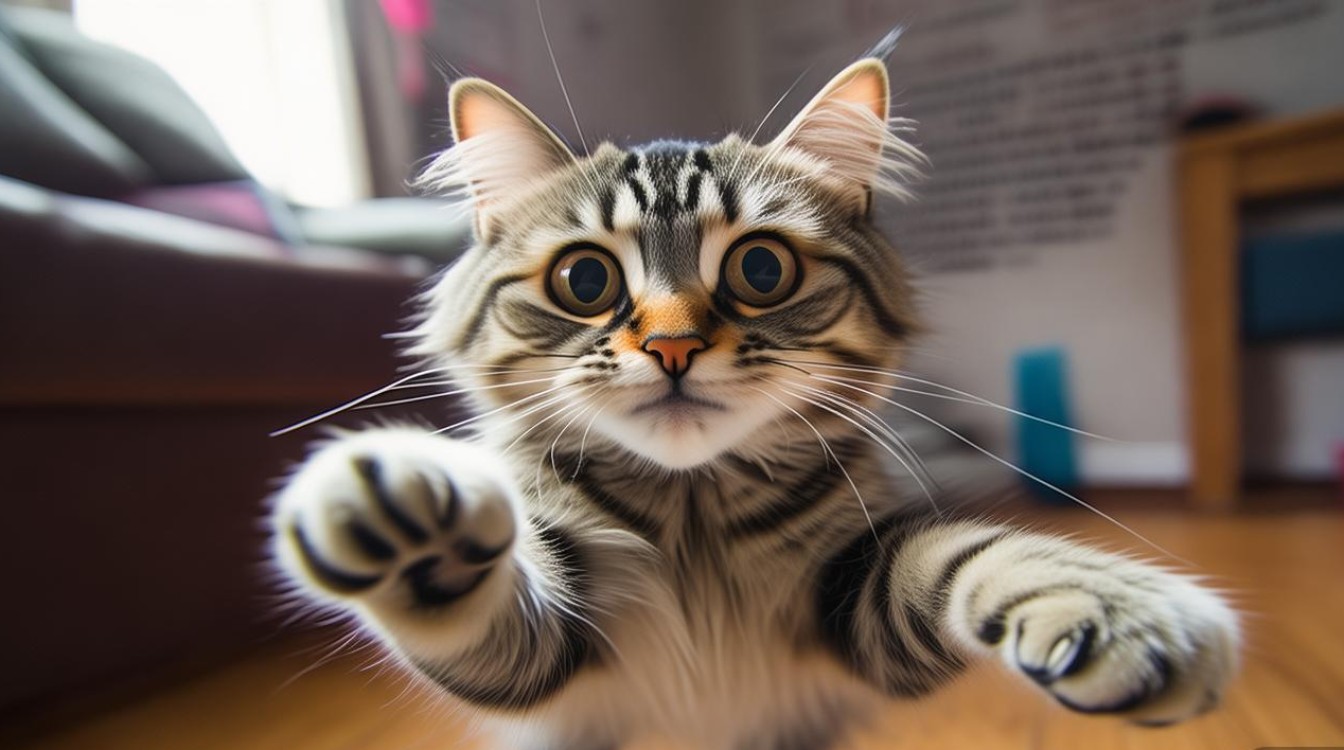 猫咪玩耍的行为