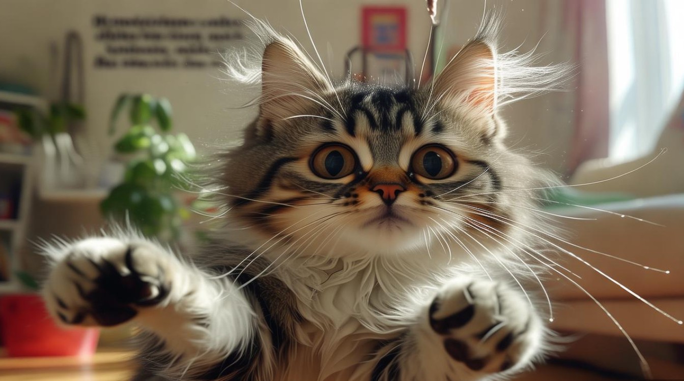 猫咪玩耍的行为